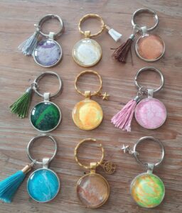 Bijoux artisanaux pouring - Porte clefs - Nphenix