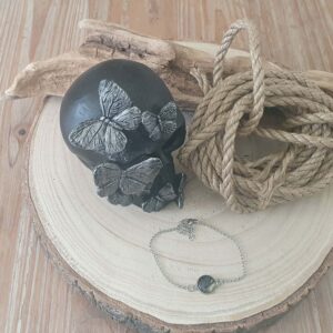 Bracelet argenté artistique Eclipse – Bijou unique