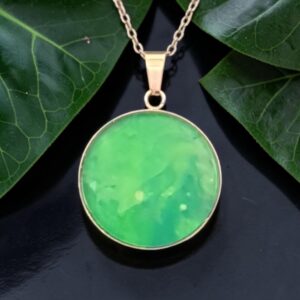 Collier doré artistique Méandre Sauvage – Bijou unique