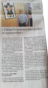 Article Presse NPhenix - Ouest France - Exposition Vallet