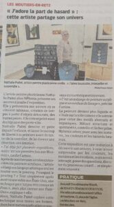 Article Presse NPhenix - ¨Presse Océan - Exposition Les Moutiers-en-Retz