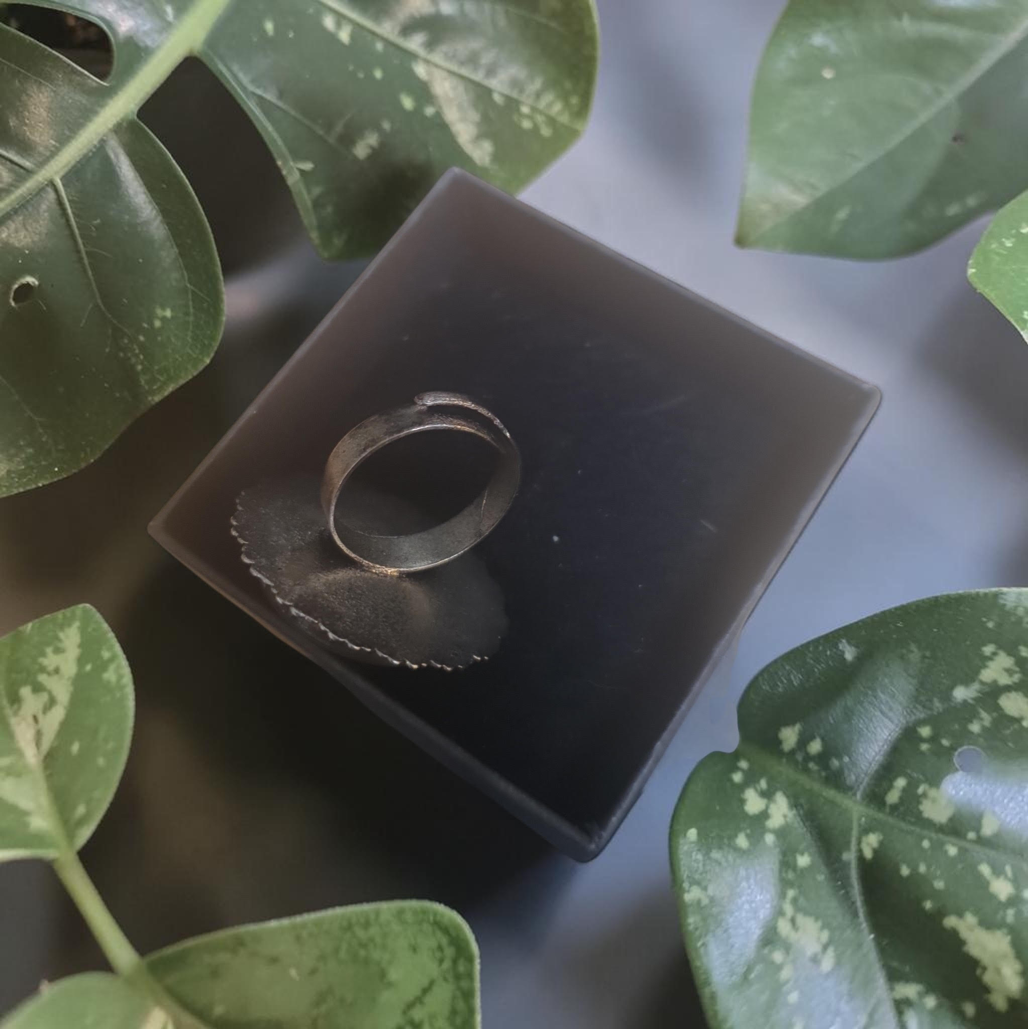Bague argentée artistique Petit Nuage – Bijou unique – Image 3