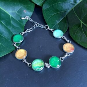 bracelet argenté 6 ronds