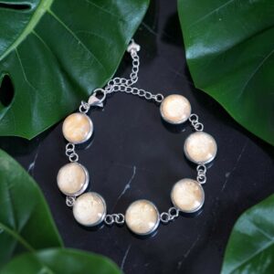 bracelet argenté 7 ronds