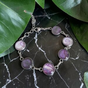 Bracelet argenté 6 ronds