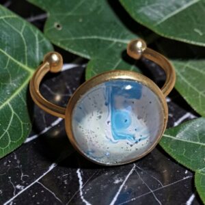 bague dorée ronde