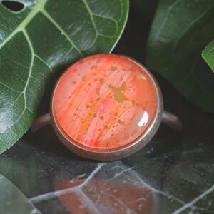 bague argentée