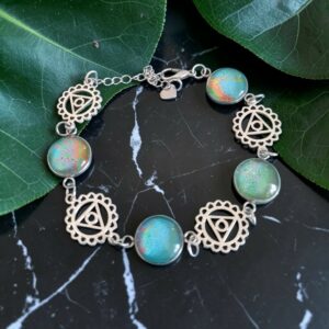 bracelet argenté 4 ronds