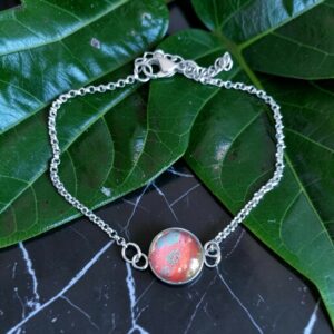 bracelet argenté 1 rond