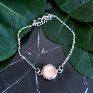 bracelet argenté 1 rond