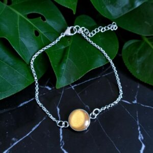 bracelet argenté 1 rond