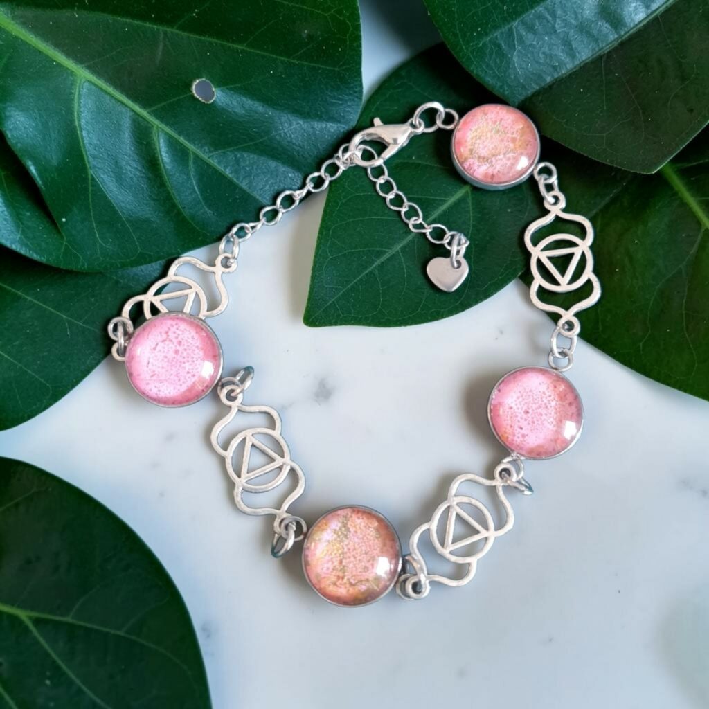 bracelet argenté 4 ronds