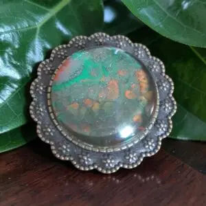 broche bronze rond