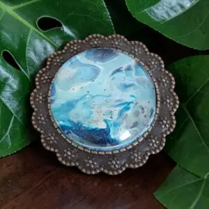 broche bronze rond