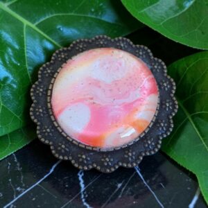 broche bronze rond