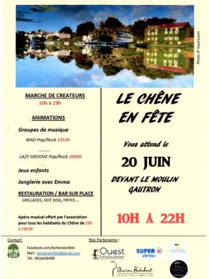 affiche chene en fete vertou - NPhenix